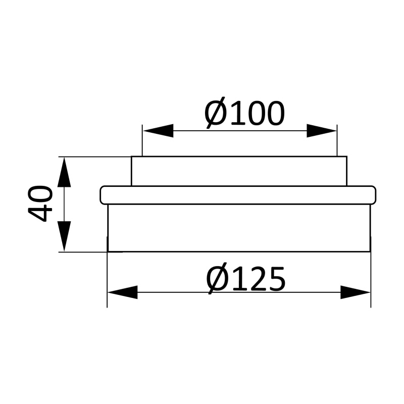 Редуктор Era 1012,5РП, d=100 мм/125 мм