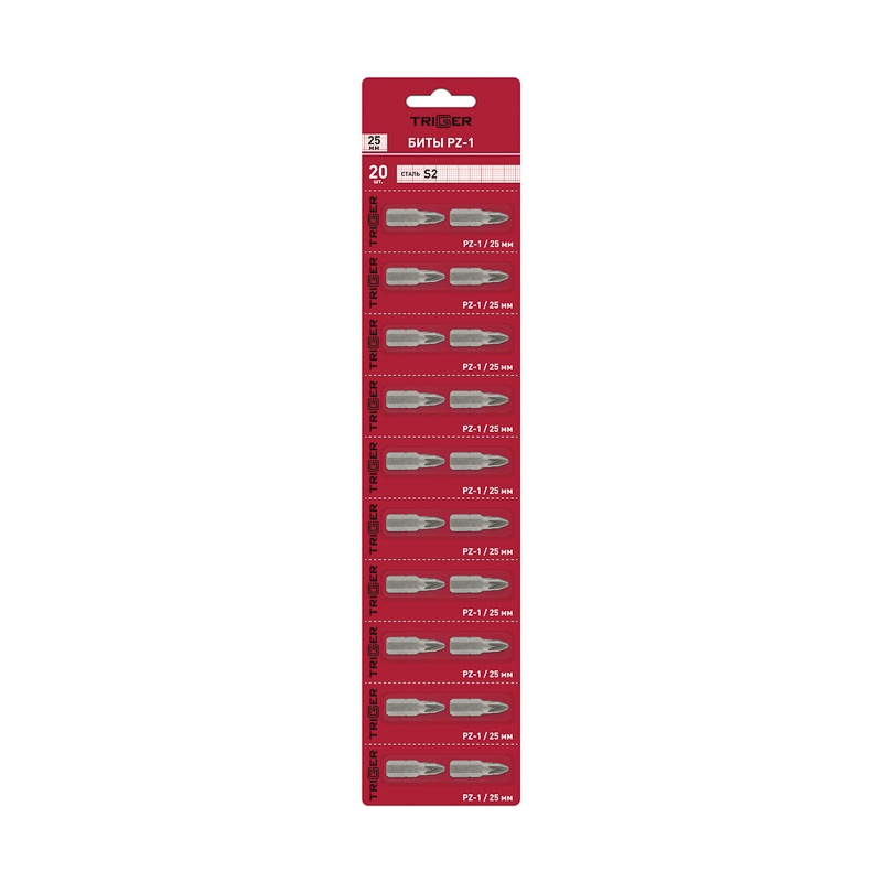 Биты Trigger 85963 Профи PZ-1 25 мм (20 шт.)