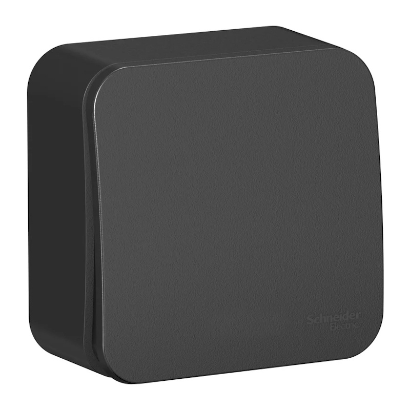 Выключатель о/у Blanca BLNVA101016, 1 клавиша, б/инд, антрацит