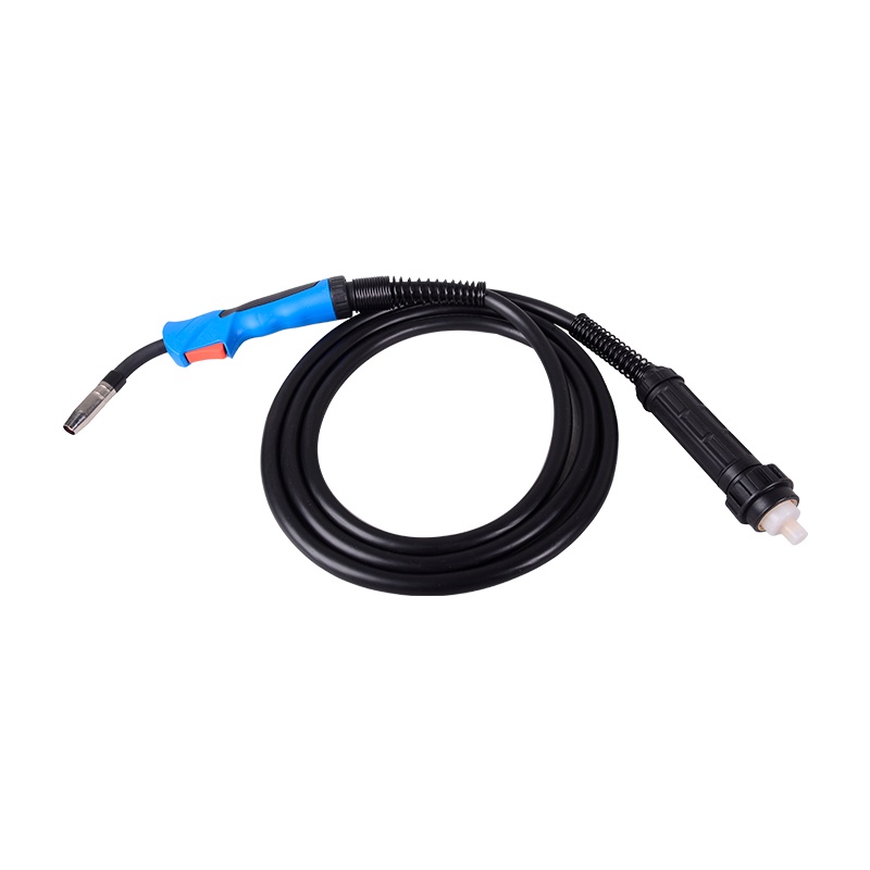 Горелка сварочная MIG МВ-25АК евроразьем, возд.охлаждение, d=0,8-1,2мм, сопло 15мм, ПВ60%, 230А, 3м