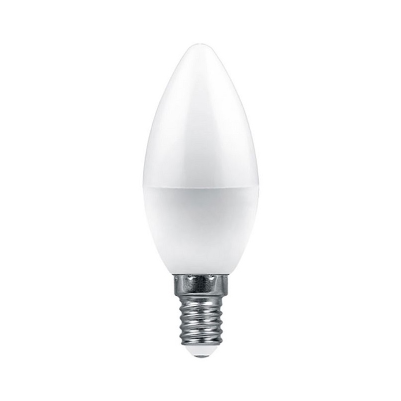 Лампа светодиодная Feron Pro LED E14, свеча, 9Вт, 230В, 4000К, нейтральный свет
