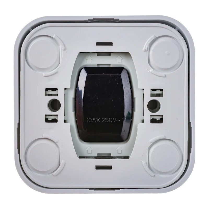 Выключатель о/у Makel 45121, 1 клавиша, с/инд, белый