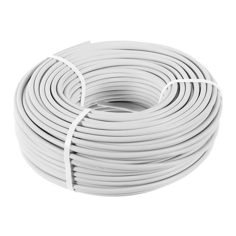 Провод ПВС ПЭНН 2х1,5 мм², белый (бухта-50 п.м.) ГОСТ 7399-97