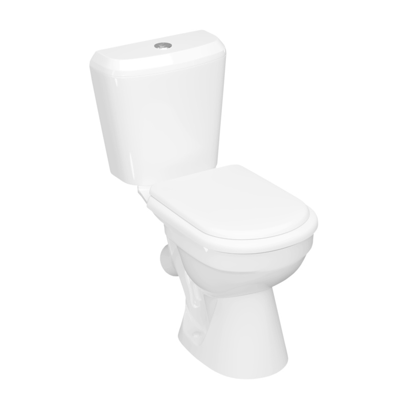 Унитаз-компакт Керамин Нео, косой выпуск, 670х375х755 мм