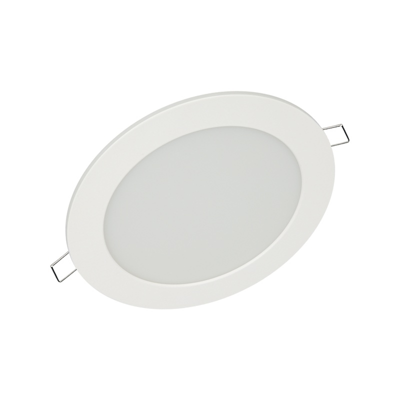 Светильник LED Инхоум ультратонкий Даунлайт, круг, 12Вт, 6500К, IP40, белый