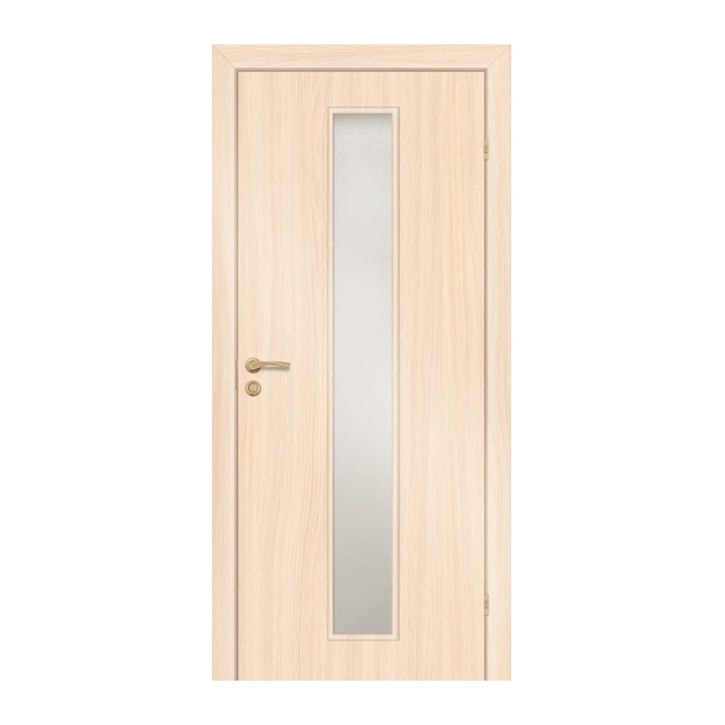 Полотно дверное Olovi, со cтеклом, беленый дуб, б/п, с/ф (L2 600х2000 мм)