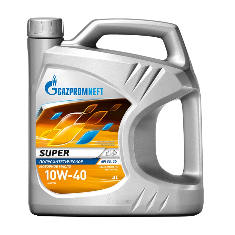 Масло Gazpromneft Super 10W-40 полусинтетическое 4 л