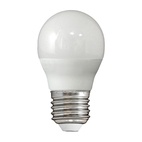 Лампа светодиодная LED E27, шар, 8Вт, 4000К, нейтральный свет