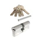 Цилиндр ключ/ключ (35+40) для противопожарных дверей никель