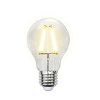 Лампа филаментная LED E27, груша, 8Вт, 3000К, теплый свет