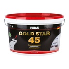Эмаль акриловая супербелая Pufas Gold Star 45 полуглянцевая (9 л)