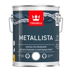 Краска по ржавчине Tikkurila Metallista молотковая черная (2,5 л)