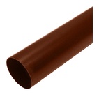 Труба водосточная Мурол, d=80, коричневая, 2 м