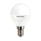 Лампа светодиодная Smartbuy LED E14, шар, 5Вт, 230В, 4000К, нейтральный свет
