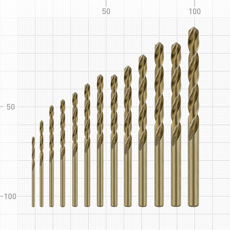 Набор сверл по металлу Trigger 74342 P6M5K5 1,5-6,5 мм (набор 13 шт.)