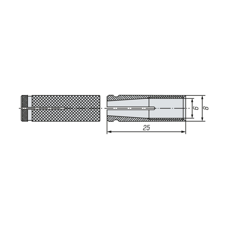 Анкер забивной латунный SWFS М6 (100 шт)