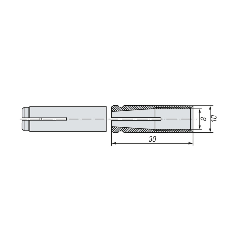 Анкер забивной SWFS ZY М8 (100 шт)