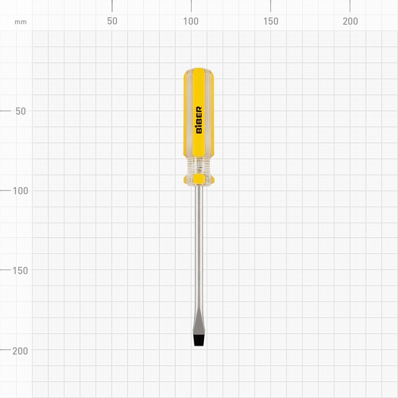 Отвертка Biber 85573 Стандарт SL 5х100 мм