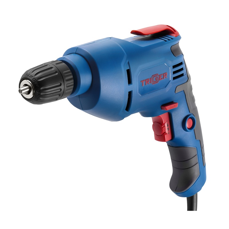 Дрель безударная сетевая Trigger 20016, 13 мм, БЗП, 0,45 кВт, реверс, 0-2500 об/мин