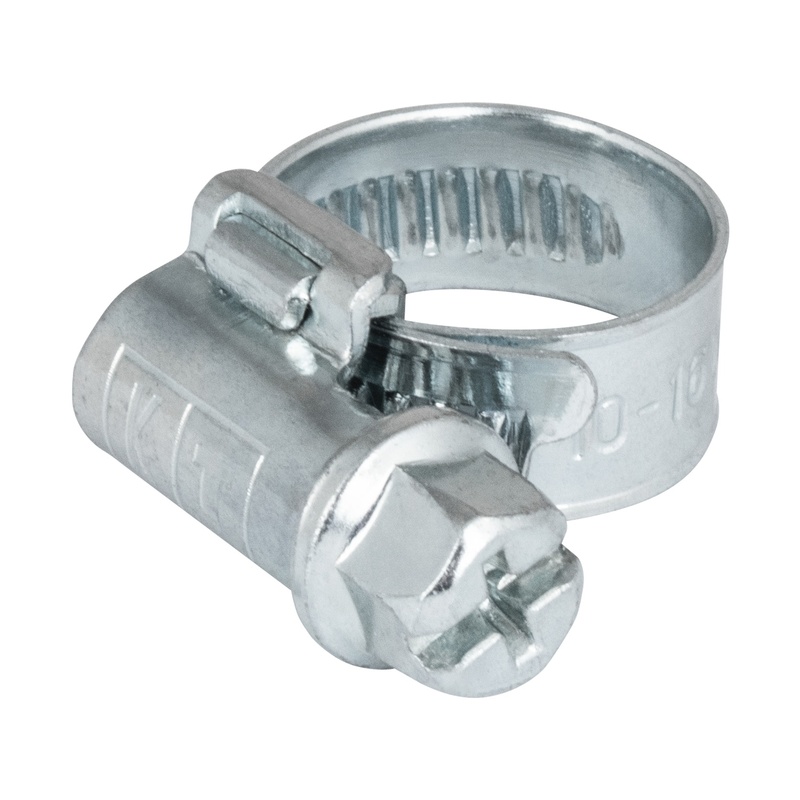 Набор хомутов червячных Klip 27108-2, 10-16/9 мм (2 шт)