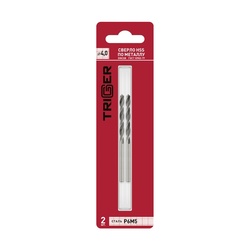 Сверло по металлу Trigger 73240 Р6М5 4,0 мм (уп. 2 шт.)