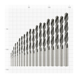 Набор сверл по металлу Trigger 74343 P6M5 1-10 мм (набор 19 шт.)