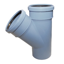 Тройник д/внутреннего водостока d=110х110мм 45гр, полипропилен