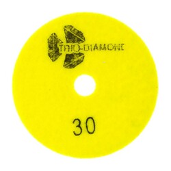 Алмазный гибкий шлифовальный круг №30 100 мм, рабочий слой 4 мм