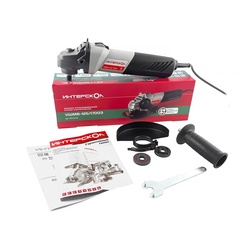 Шлифмашина угловая УШМ Интерскол 125/1700Э бесщеточная сетевая 1700 Вт, d=125 мм