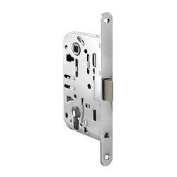 Полотно дверное OLOVI ПВХ Кристалл Белый 700х2000 мм с замком-защелкой, глухое