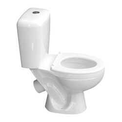 Унитаз-компакт Керамин Литл, косой выпуск, 580х300х705 мм