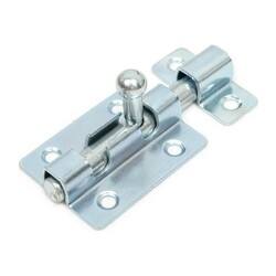 Задвижка дверная (шпингалет) ЗТ-4, L=57 мм, цинк