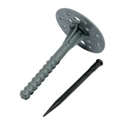 Дюбель-гвоздь для изоляции 10х90 мм (50 шт) с пластиковым гвоздем