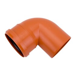 Отвод наружный Sinikon, d=110 мм, 87 градусов