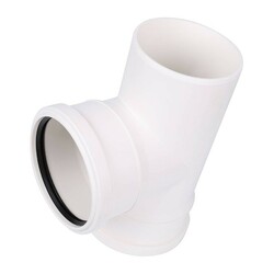 Тройник внутренний шумопоглощающий d=110х110 мм, 87 градусов