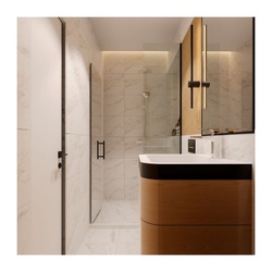 Плитка напольная Axima Калькутта, серия Люкс, белый мрамор, 327х327х8 мм