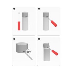 Эмаль аэрозольная Kudo KU-1006 RAL 6024 универсальная светло-зелёная (0,52 л)