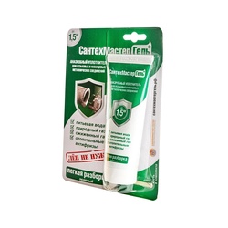 Анаэробный клей-герметик Сантехмастергель до 1 1/2" зеленый, 60 гр