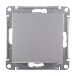 Выключатель с/у Atlasdesign ATN000311, 1 клавиша, б/инд, алюминий