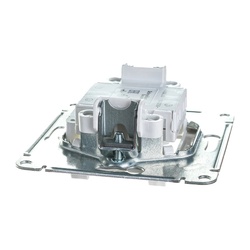 Выключатель с/у Atlasdesign ATN000153, 2 клавиши, с/инд, белый