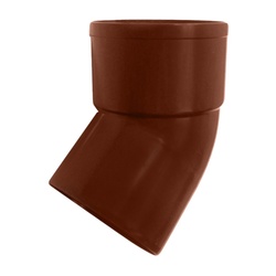 Отвод трубы 45 Variform North, d=80, коричневый