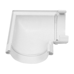 Угол желоба универсальный Variform North, белый