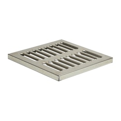 Решетка для дождеприемника Standartpark Basic, 280х280 мм, оцинкованная