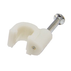 Скоба для кабеля d=5мм круглая (50 шт.)