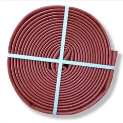 Теплоизоляция d=22х4 мм для м/п труб 20 мм, красная (бухта - 11 п.м.)