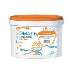 Эмаль акриловая Оптимист E306 для наружных и внутренних работ (3 кг)