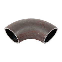 Отвод 90 градусов крутоизогнутый бесшовный Дн 108 под приварку, черный