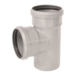 Тройник внутренний шумопоглощающий d=110х110 мм, 87 градусов