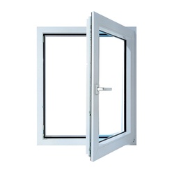 Окно металлопластиковое, поворотно-откидное, правое (570х500 мм)