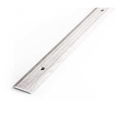 Порог стыкоперекрывающий Лука, ясень белый (1,8 м х 25 мм)